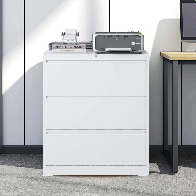 Commode d'appoint Mattaya, Blanc
