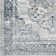 Gisbelle Oriental Grey/Navy Area Rug
