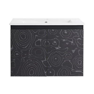 Meuble-lavabo mural flottant Chris de 24 po
