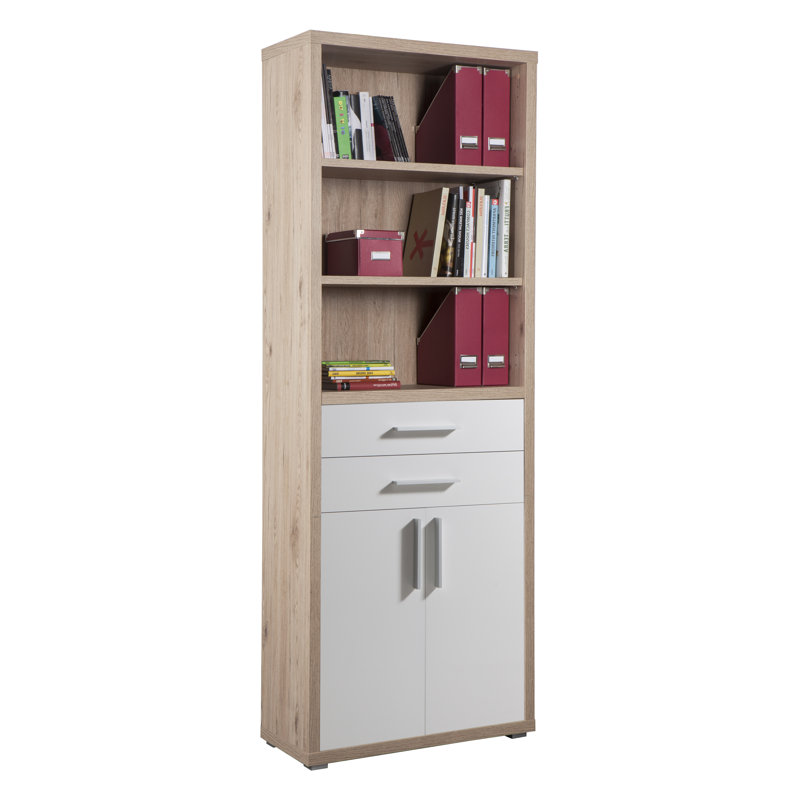 Stampa 220cm H x 80cm W Standard Bookcase, Dark Bown