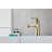 Single-Hole Single-handle Bathroom Faucet with Drain Assembly-86231545