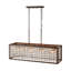 4-Light Kitchen Island Handcrafted Crystal Chandelier 