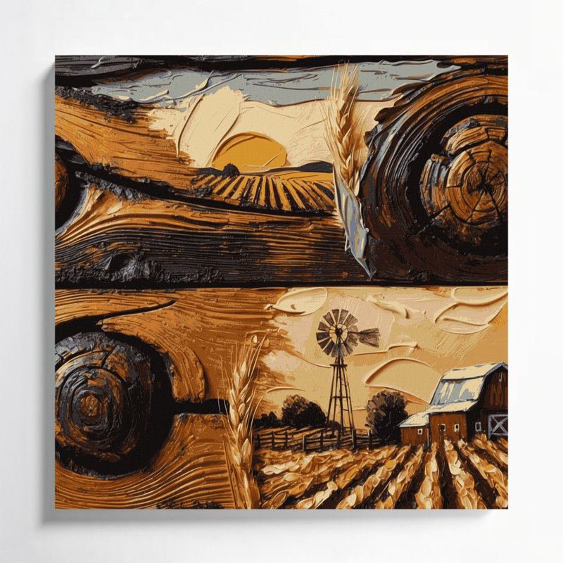 Art mural sur toile Farm Farm