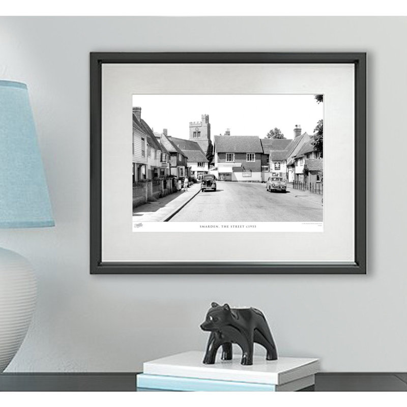 Smarden, The Street C1955 by Francis Frith - Single Picture Frame Print, 45cm H x 60cm W x 2.3cm D