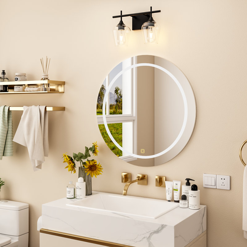 Coquelourde 2 - Light Vanity Light, Black