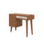 Ensemble de chambre à coucher 3 pièces avec cadre de lit en bois, 1 table de chevet rétro et 1 coiffeuse de maquillage avec tabouret-1942938328-1942938331