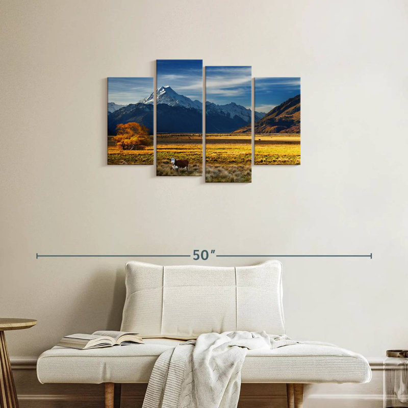 Lynelle Mount Cook Farmland, 22" H x 36" W