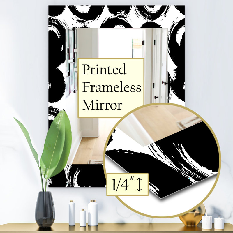 Miroir mural moderne et contemporain, H 24 po x l 32 po