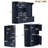 Multifunctional Left-Right Combination Hall Cabinet (Can Be Used Separately) With Storage And 4 Hooks, Storage Cabinet/ Hall Tree 2 In 1 For Living Room, Kitchen And Hallway, Antique Blue-823404596