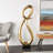 Refrenshire Aluminum Tall Looped Floor Abstract Sculpture-2072809158