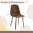 Upholstered Side Chairs With Metal Legs,Armless Dining Chair For Living Room,Kitchen,Dining Room-407869287-407869285