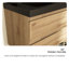 Meuble-lavabo flottant blanc 36 po Angela Angela-97827212