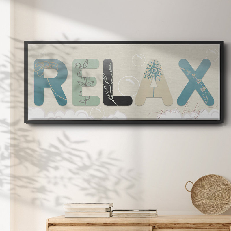 Relax Your Body - toile encadrée