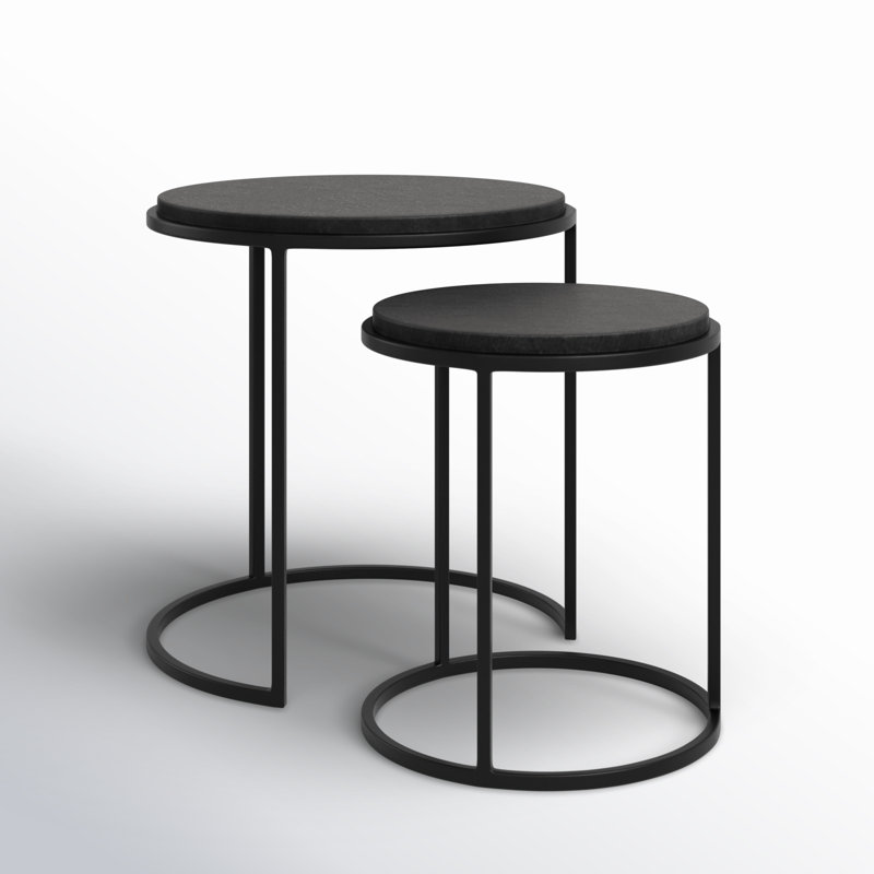 Henri Stone Nesting End Table