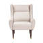 Chaise d'appoint moderne à oreilles rembourrée en bois massif 1pc-1405625879