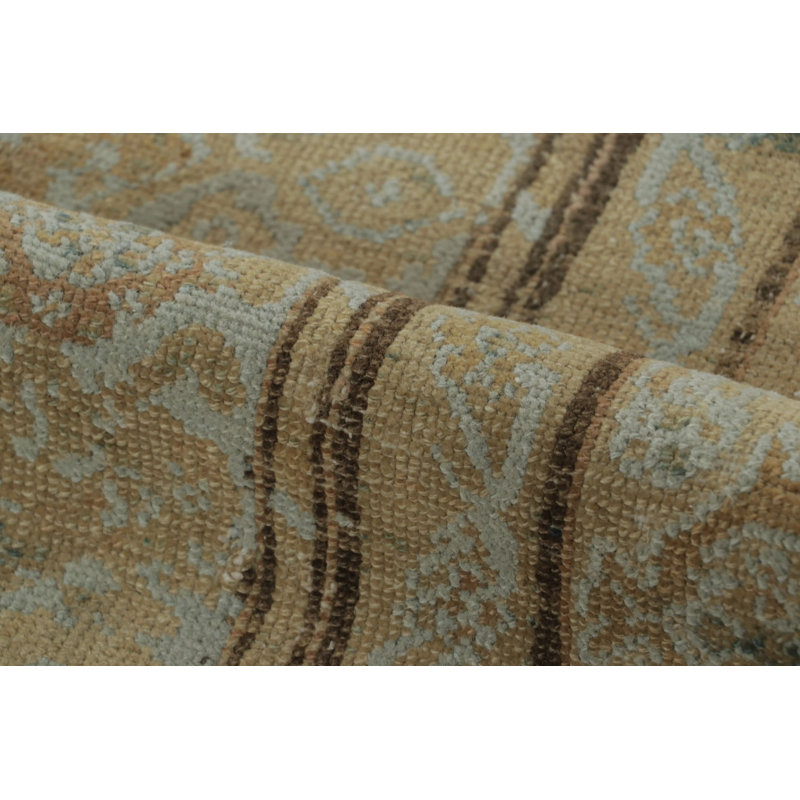 Antique One-of-a-Kind 4'9" X 9'7" Hand Knotted Area Rug