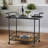 Bar Cart for Home Bar Serving Cart Serving Rolling Carts with Wheels, Drink Cart, Liquor Stand
