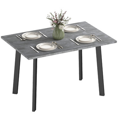 Claunch Metal Base Dining Table
