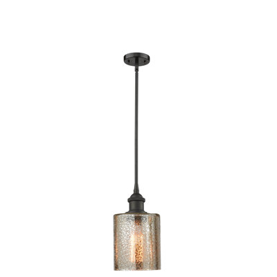 Luminaire suspendu cylindrique 1 lumière Leilani