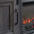  Delta Console with 23" Fireplace Insert in Grey