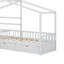 Lit plateforme simple avec 3 tiroirs-156020523