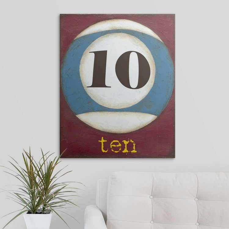 «Graphic Pool X» par Jennifer Goldberger, H 30 po x l 24 po x P 1,5 po, Toile