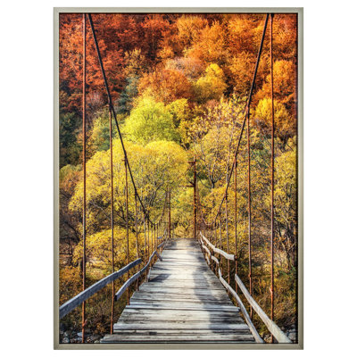 «Woodlands», reproduction de photo sur verre encadrée