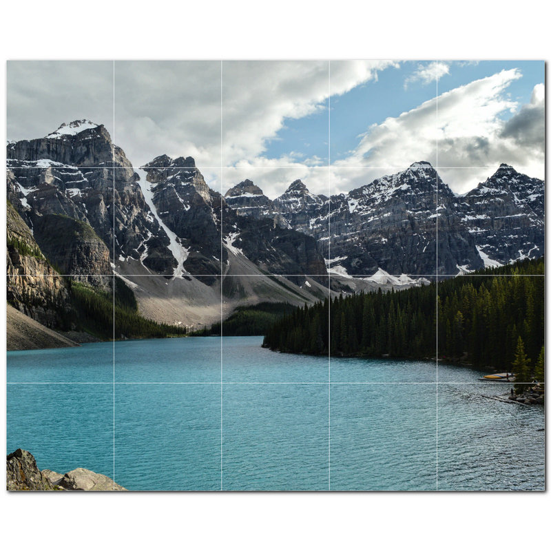 Murale décorative en céramique 4,25 po x 4,25 po