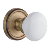 Grandeur Georgetown Rosette Double Dummy with Hyde Park Door Knob