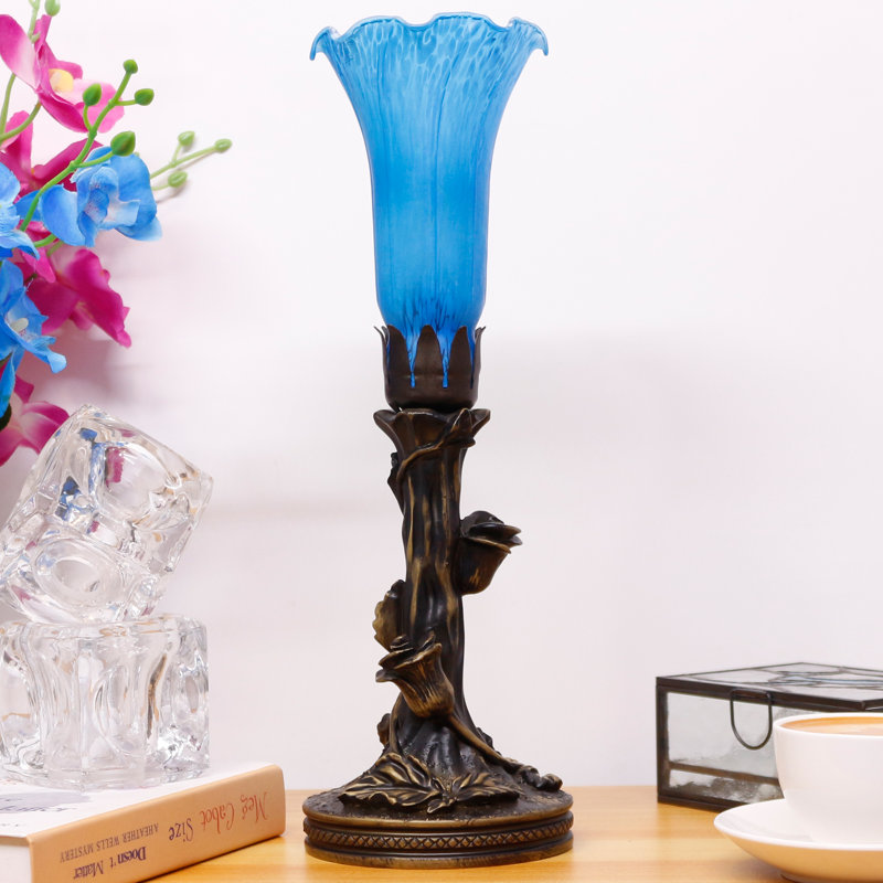 Lampe de table Lily, Bleu pastel