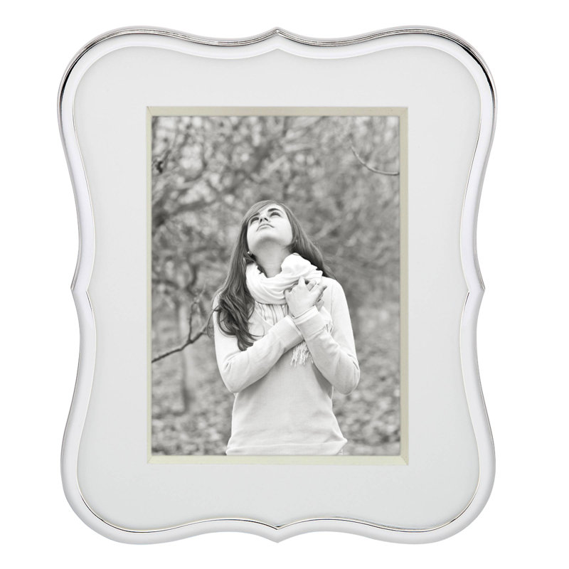 Crown Point™ Matted Picture Frame, Silver, 5" x 7"