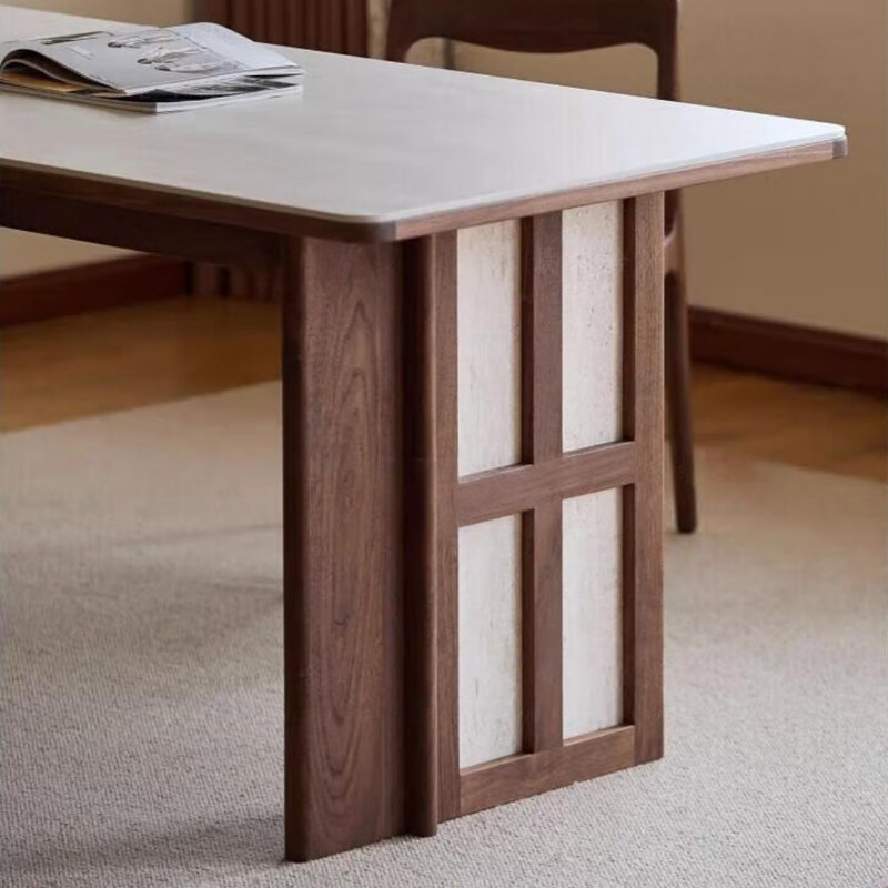 Simple and Retro Design Dining Table