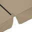 Latitude Run® 10' x 8' Patio Square Market Umbrella with Skirted Canopy With Base-572024102