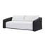 Westby Outdoor Sofa-Faux Black Hyacinth-1342409358-1342409345