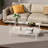 Acrylic Coffee Table, 2-Tier Living Room Table With Storage, Center Table Mid-Modern Century For Living Room, Easy To Assemble (Glear, 37.8“×23.6“×15.7”)-2142108141