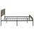 Kempst Full Size Bed Frame with Wood Headboard and Footboard, Industrial Rustic Full Metal Platform Bed with Heavy-duty Slats Support, No Box Spring Needed, Slate Gray-1227897886-1313203532