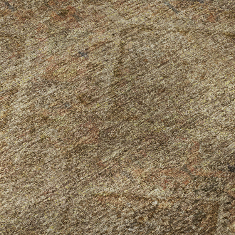 Premium Machine Washable Mayfield AMF2060 Geometric Rug, 9' x 12', Khaki