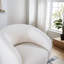Chaise pivotante rembourrée Dove-105268596