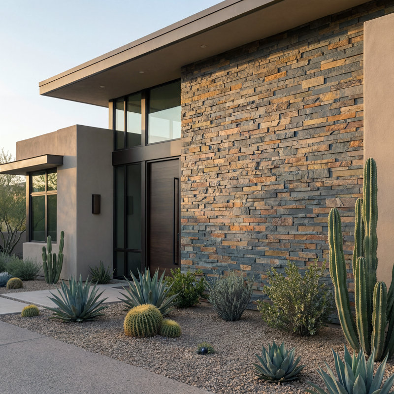 Stonecrest 6 in. x 24 in. Split Face Natural Stone Ledger Panel Wall Tile, Sunnyvale