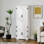 Garde-manger 60 po, armoire de rangement avec tablettes, blanc