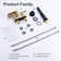 Centerset Bathroom Faucet with Drain Assembly