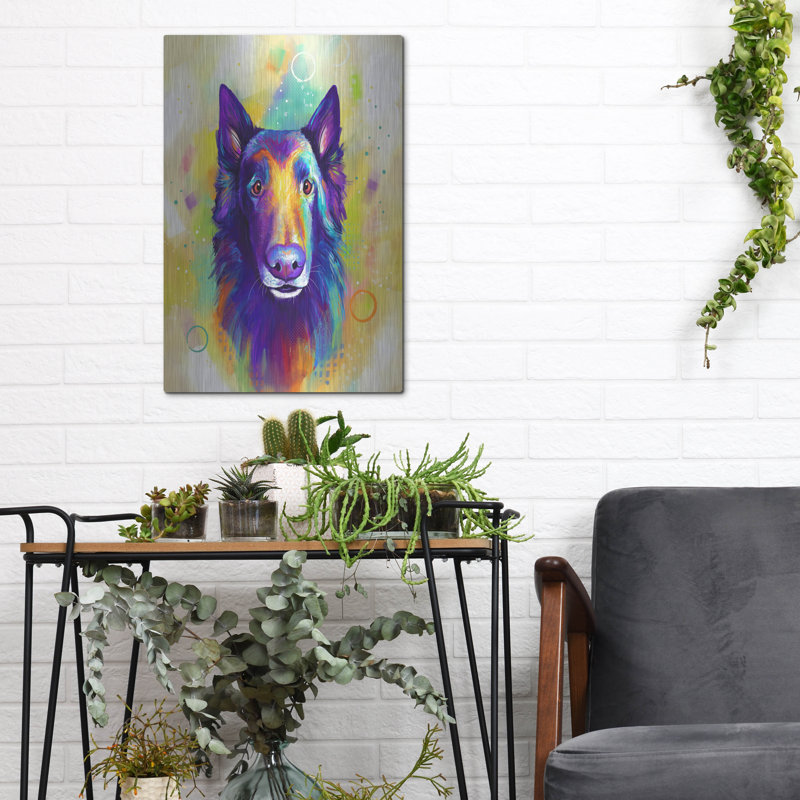 «Pop Art Rough Collie» par Furbaby Affiliates, H 16 po x l 12 po