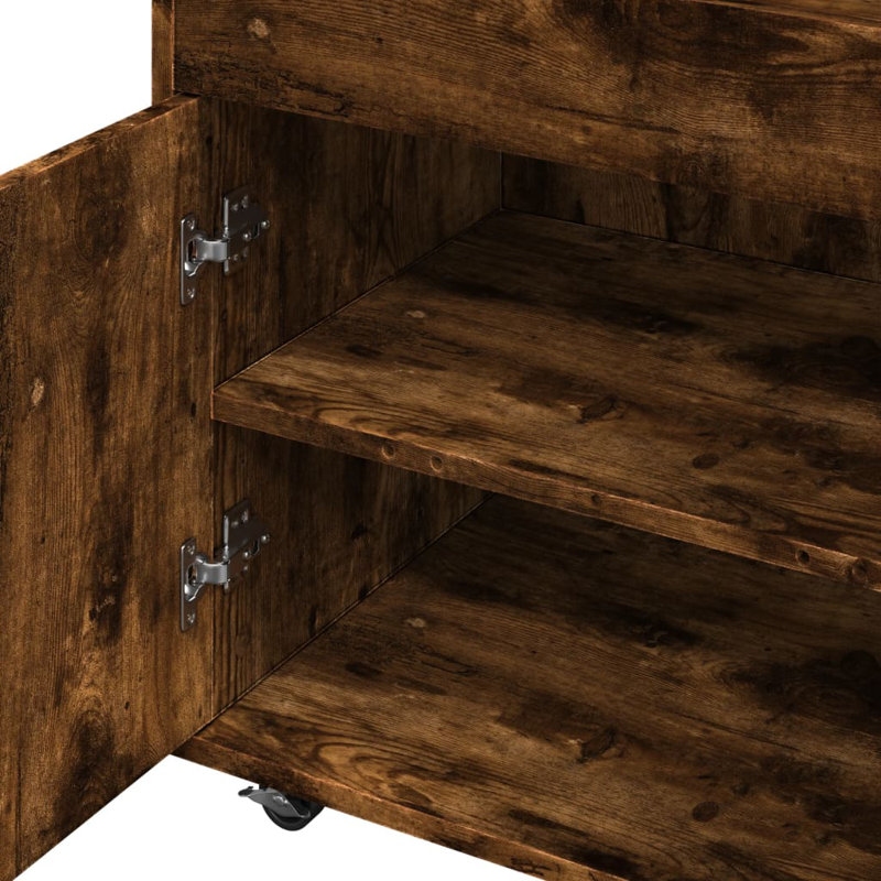 Shebra 60cm Mini Bar, Smoked Oak