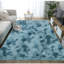 Tapis à poils longs bleu foncé-1938173015