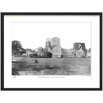 Portchester, The Castle 1892 by Francis Frith - Single Picture Frame Print