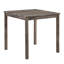 Ensemble de salle à manger de comptoir transitionnel, table de salle à manger carrée 36 pouces avec 4 tabourets (ensemble de 5)