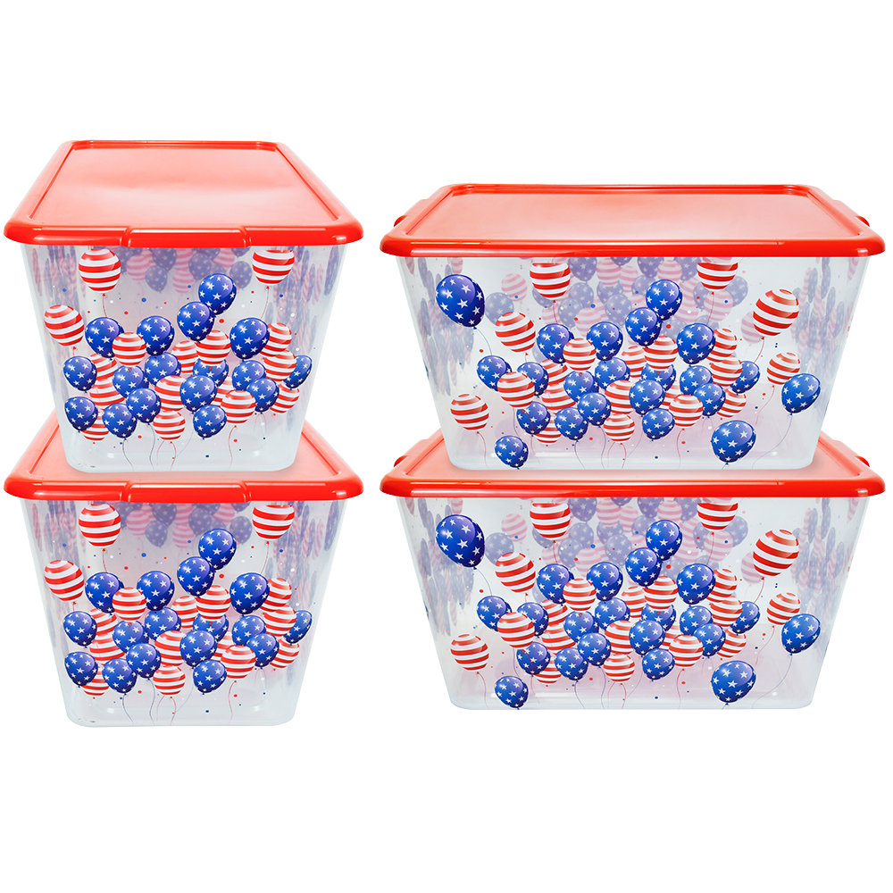 The Holiday Aisle® Plastic Storage Tub & Tote The Holiday Aisle®
