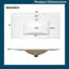 Meuble-lavabo autoportant de 72 pouces avec double évier en céramique à fermeture en douceur et 8 tiroirs de style shaker-359007949