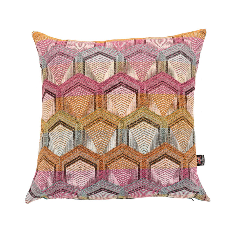 Braid Geometric Square Cushion, Large
