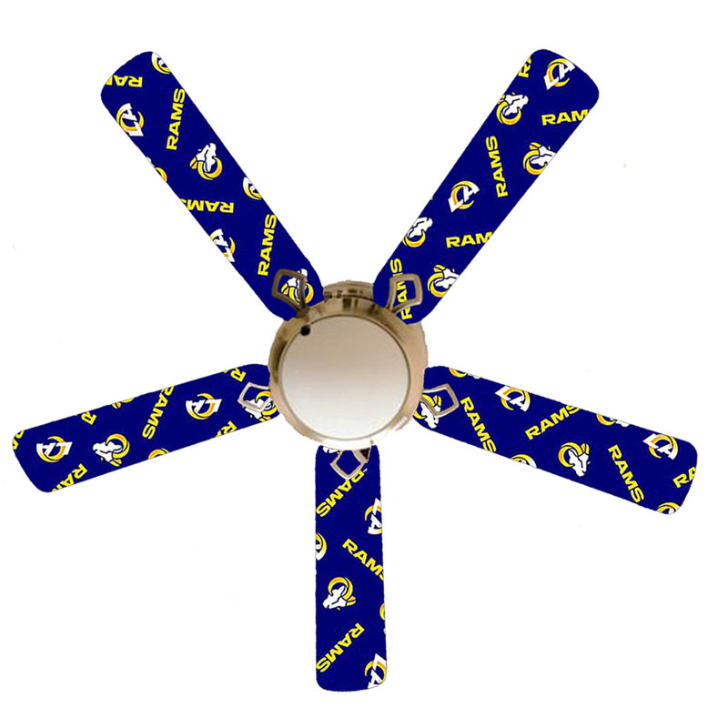 Ventilateur de plafond encastré à 5 pales de 52 po avec chaîne de traction et ensemble d'éclairage inclus